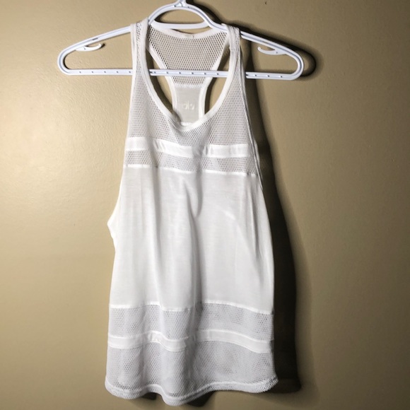 Alo white and mesh tank - Picture 1 of 3